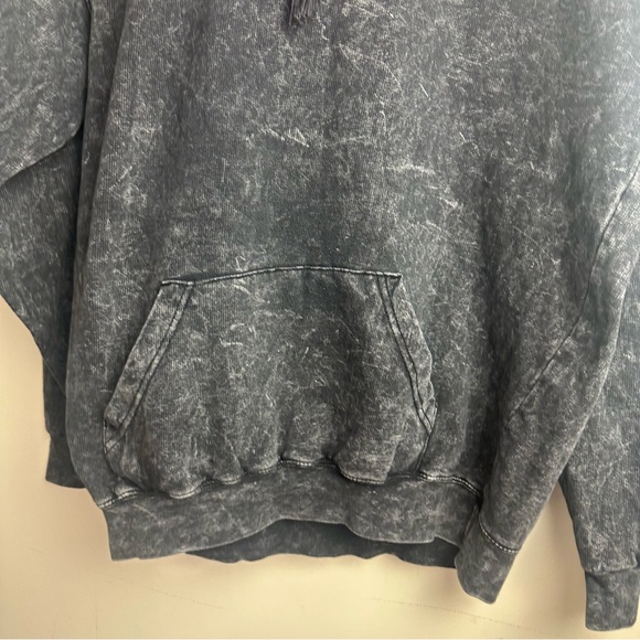 Colortone Soft Washed Black ACID DRIP Chance The Rapper Cotton Comfy Hoodie M - Picture 9 of 14